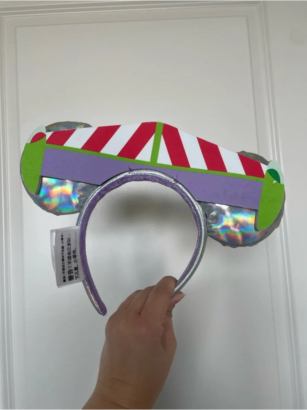 Disney Buzz Lightyear Ears 💚💜❤️ - Picture 3 of 5